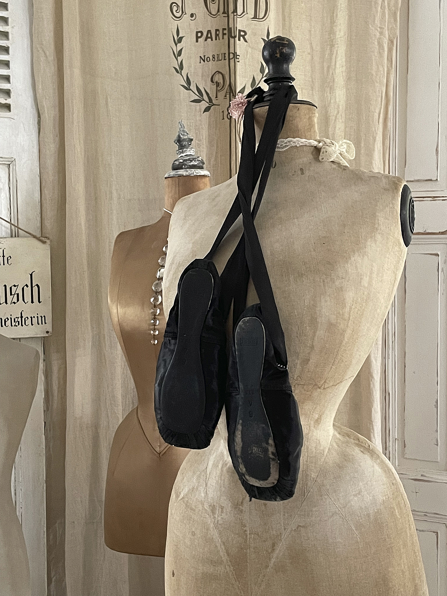 Ballettschuhe Black swan rose‘***