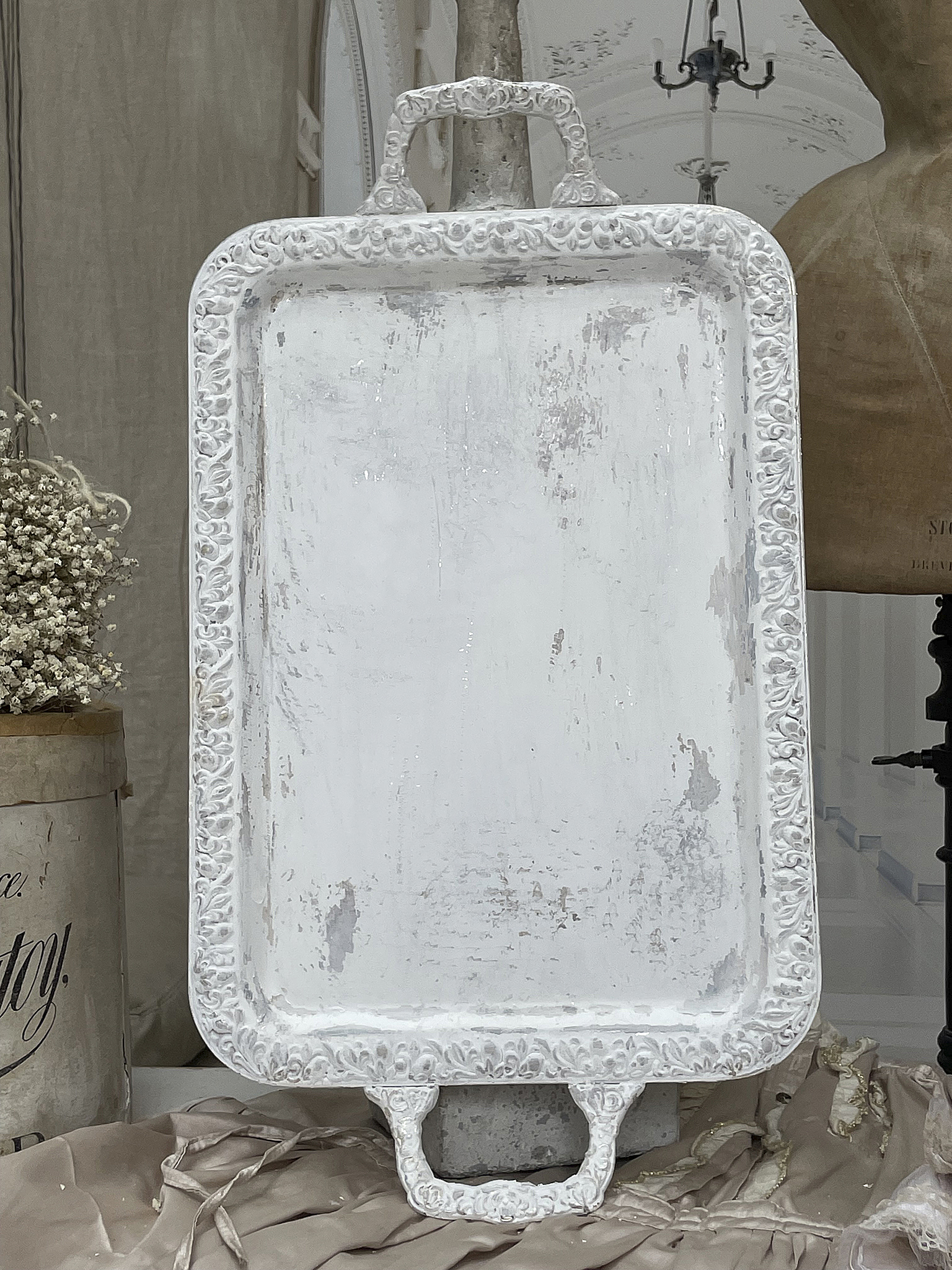 Altes Servier-Tablett Shabby-Chic***