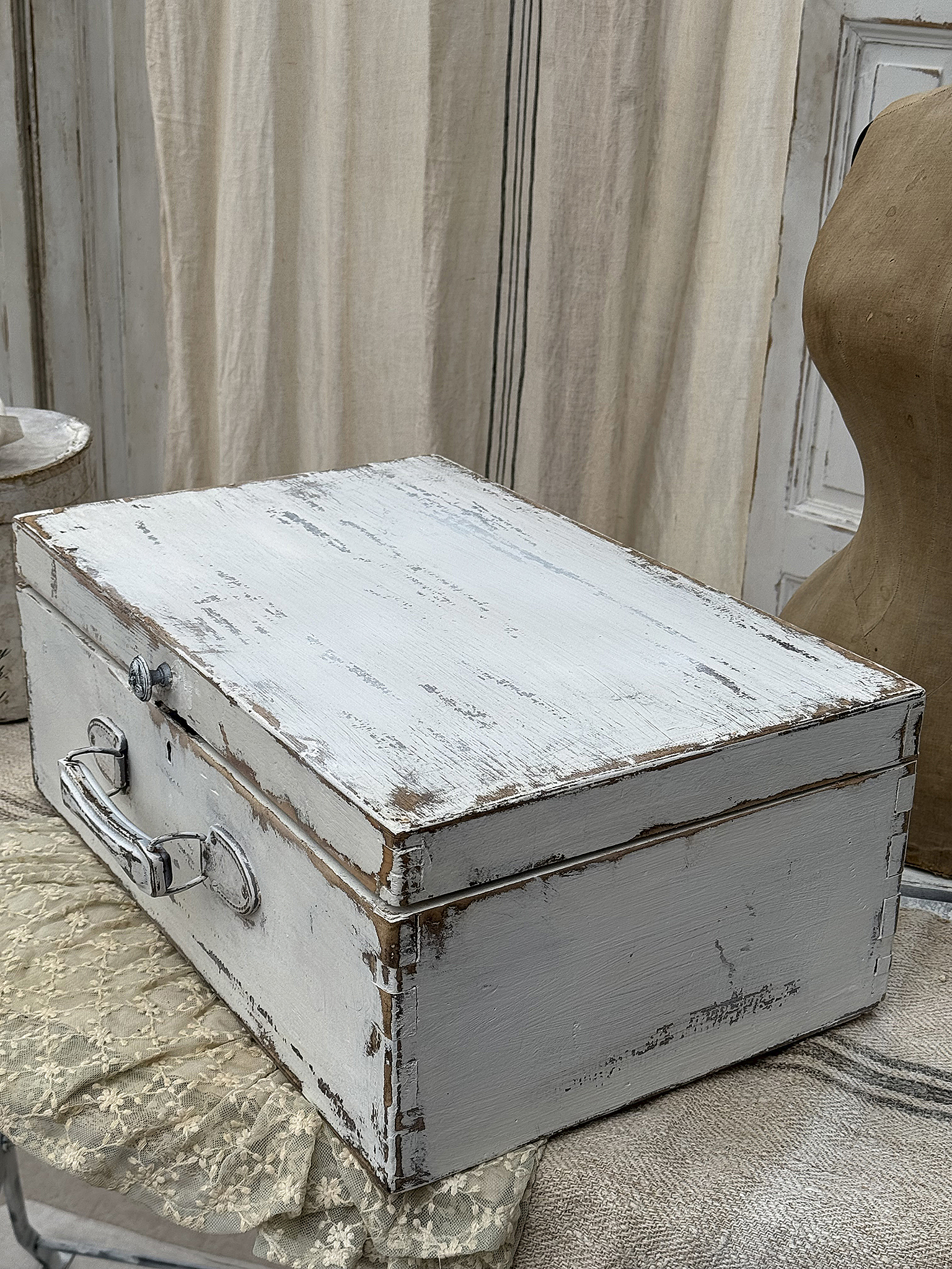 Alter Holzkoffer/Kiste Shabby-pur***