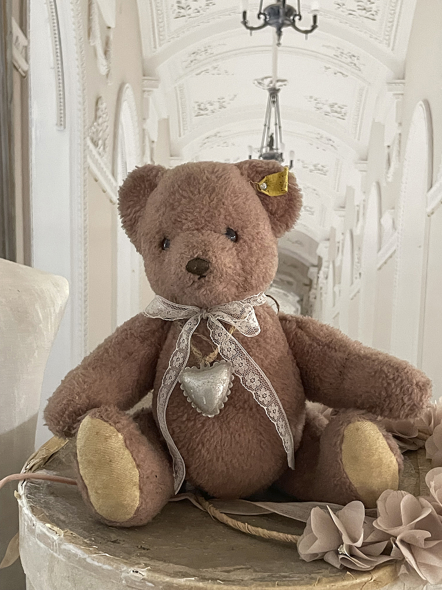 Süßer Vintage Teddybär Steif***