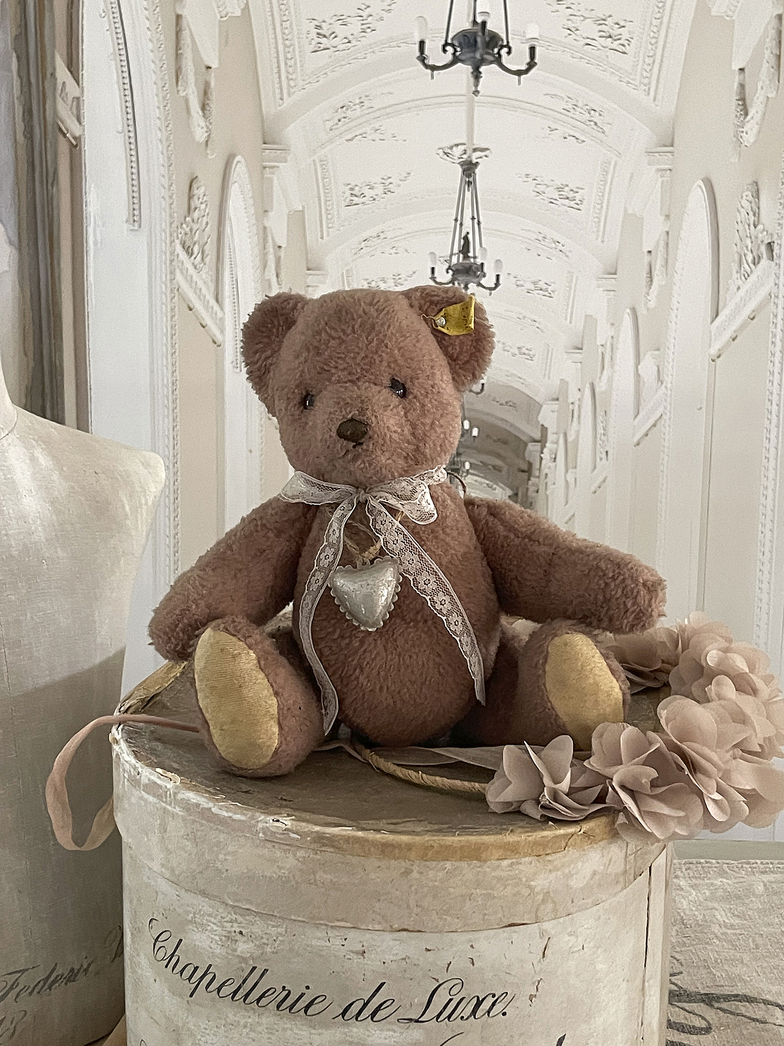 Süßer Vintage Teddybär Steif***