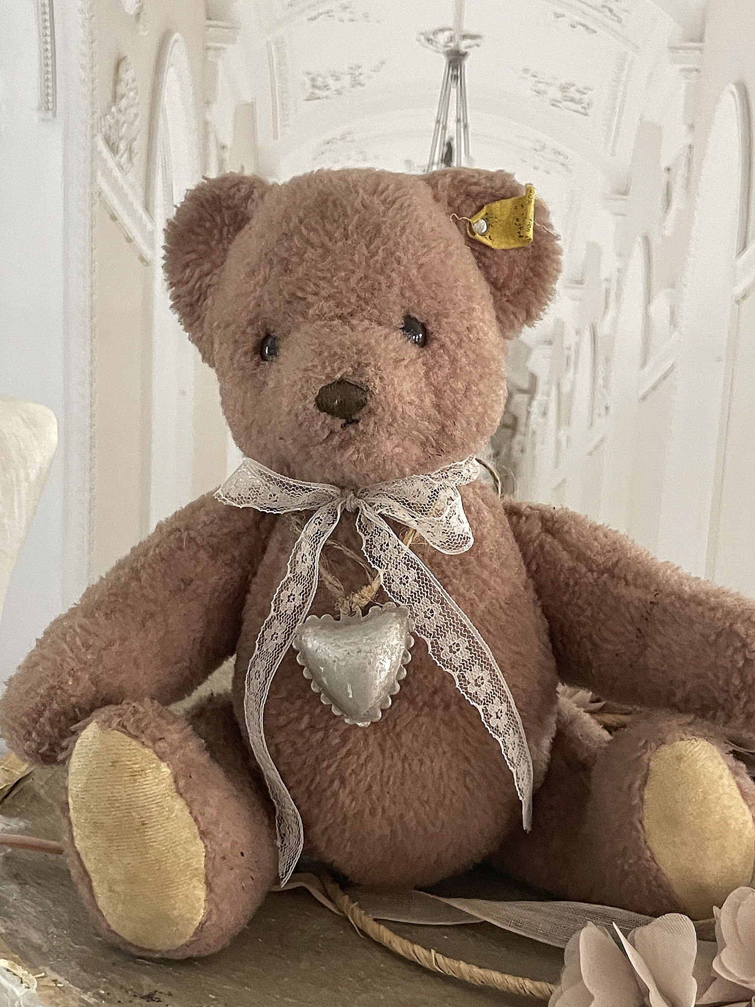 Süßer Vintage Teddybär Steif***