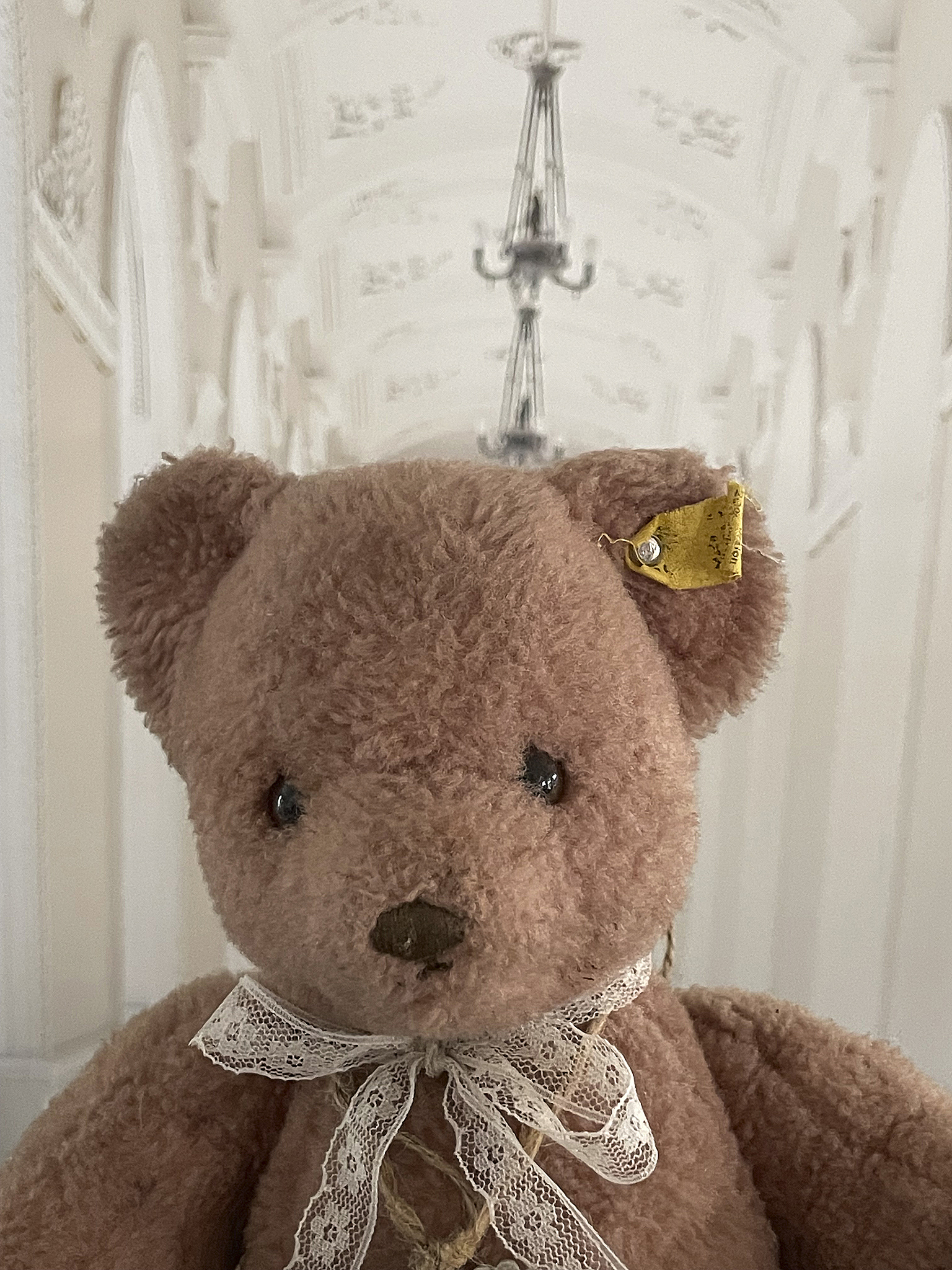 Süßer Vintage Teddybär Steif***