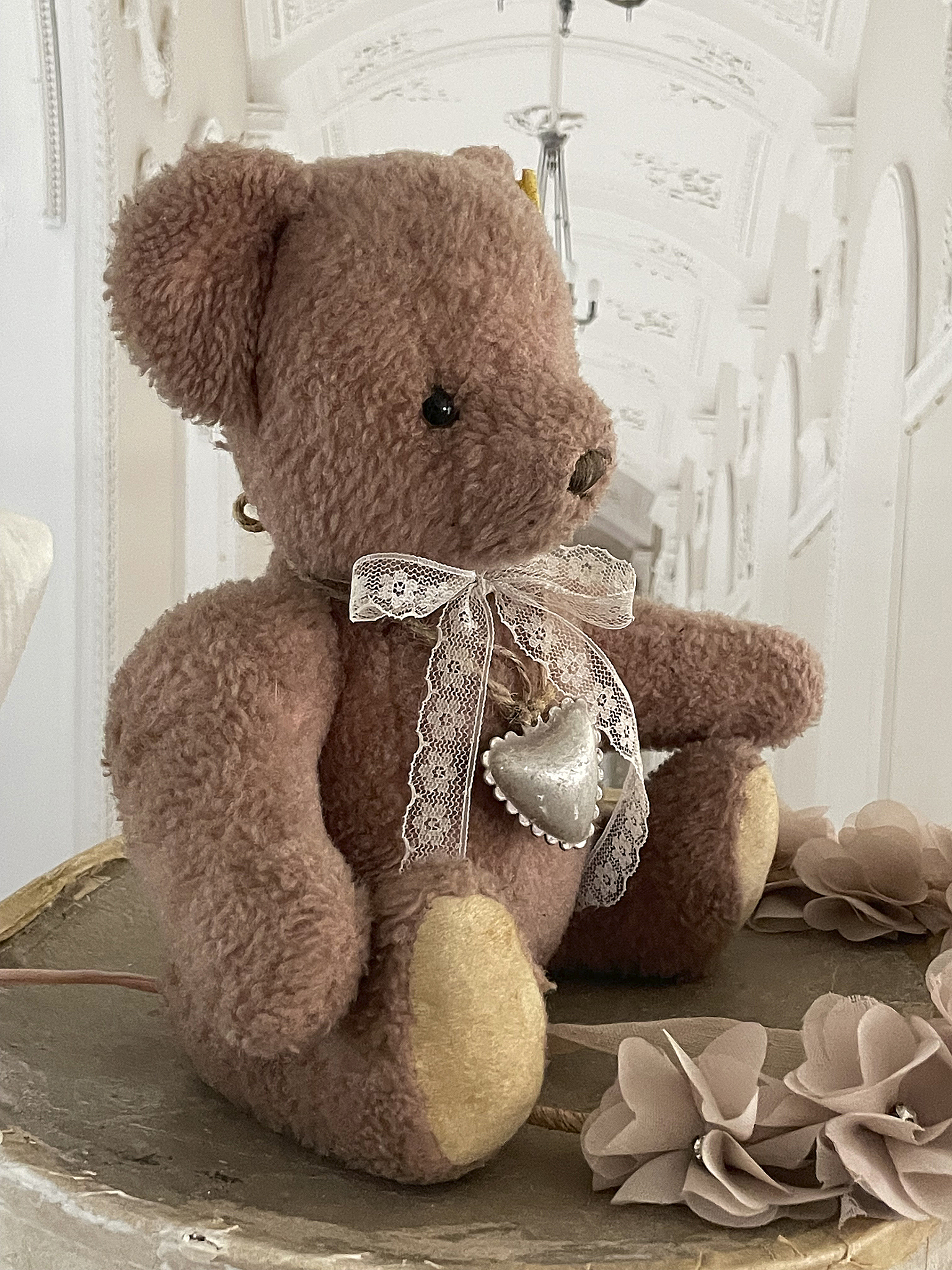 Süßer Vintage Teddybär Steif***